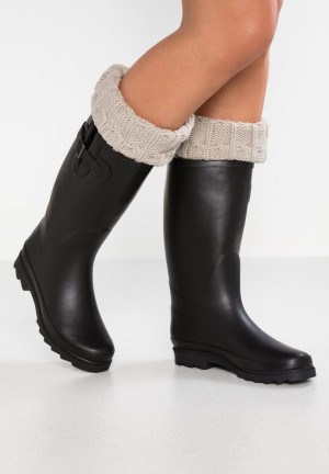 Cizme Dama Anna Field Wellies Negrii | 16528-PXZB