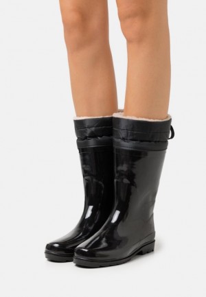 Cizme Dama Anna Field Wellies Negrii | 21369-DVEZ