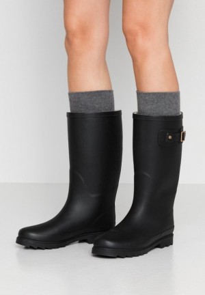 Cizme Dama Anna Field Wellies Negrii | 25160-ZICO