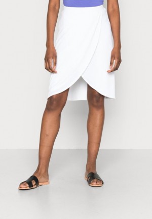 Fusta Dama Anna Field A Line Skirt Albi | 49531-FZPC