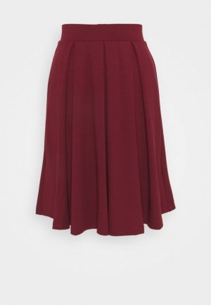 Fusta Dama Anna Field A Line Skirt Rosii Inchis | 01423-PLKJ