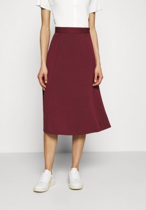 Fusta Dama Anna Field A Line Skirt Visinii | 26351-RAKN
