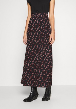 Fusta Dama Anna Field Maxi Skirt Negrii | 46891-PBIF