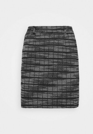 Fusta Dama Anna Field Mini Skirt With Belt Loop Pencil Skirt Negrii | 63194-XMPK