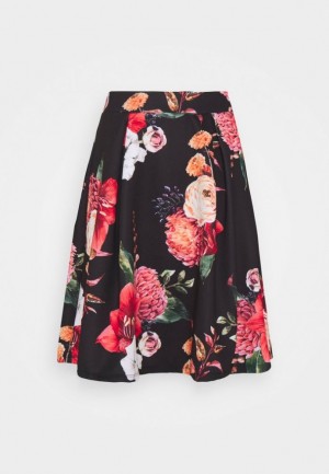 Fusta Dama Anna Field Plisat Skirt Negrii | 68943-HDQN