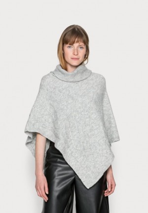 Palton Dama Anna Field Cape Gri | 30947-MUWQ