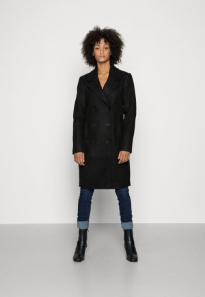 Palton Dama Anna Field Clasici Coat Negrii | 71862-INSW