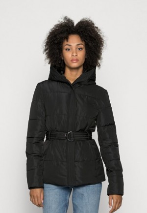 Palton Dama Anna Field Iarnă Jacket Negrii | 68542-IJYL