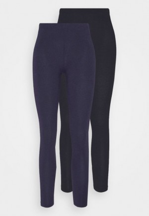 Pantaloni Dama Anna Field 2 Pack Leggings Trousers Negrii | 46837-ITVR