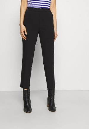 Pantaloni Dama Anna Field Basic Business Pant Slim Leg Trousers Negrii | 79825-BHPY