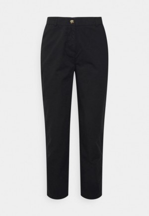 Pantaloni Dama Anna Field Casual Washed Chinos Negrii | 75482-UGAH