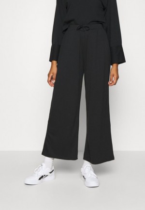 Pantaloni Dama Anna Field Largi Fit Joggers Tracksuit Bottoms Negrii | 68103-WYUJ