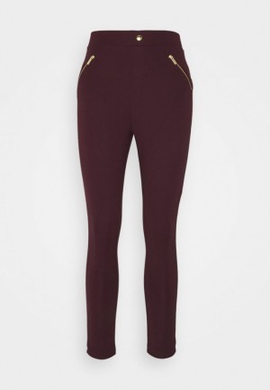 Pantaloni Dama Anna Field Punto Legging With Zip Detail Trousers Visinii | 47819-AUWY