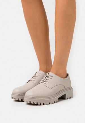 Pantofi Joase Dama Anna Field Confort Dantela Ups Gri | 25679-YBUK
