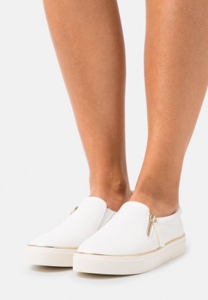 Pantofi Joase Dama Anna Field Confort Slip Ons Albi | 94158-PBMA