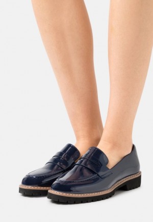 Pantofi Joase Dama Anna Field Confort Slip Ons Albastri | 36295-OTLI