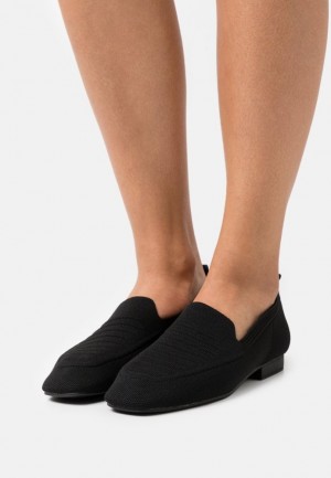 Pantofi Joase Dama Anna Field Confort Slip Ons Negrii | 24658-MIRG