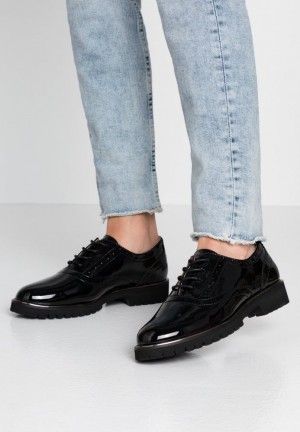 Pantofi Joase Dama Anna Field Dantela Ups Negrii | 75293-CMNS