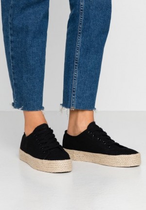 Pantofi Joase Dama Anna Field Espadrilles Negrii | 13049-SPEL