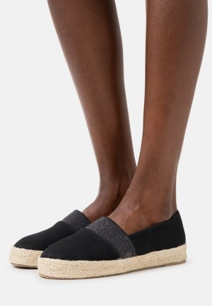 Pantofi Joase Dama Anna Field Espadrilles Negrii | 02179-MBJQ