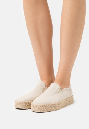 Pantofi Joase Dama Anna Field Espadrilles Bej | 74983-LTRN