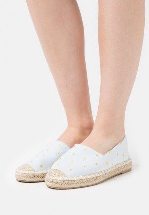 Pantofi Joase Dama Anna Field Espadrilles Albastri Deschis | 96572-OSDE