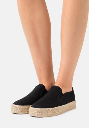 Pantofi Joase Dama Anna Field Espadrilles Negrii | 61439-SEOY