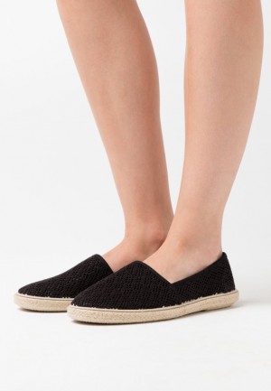 Pantofi Joase Dama Anna Field Espadrilles Negrii | 59072-CGAO