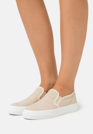 Pantofi Joase Dama Anna Field Slip Ons Bej | 05973-XHLY