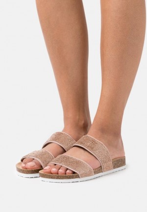 Papuci Dama Anna Field Confort Slippers Roz Deschis | 56914-AICP