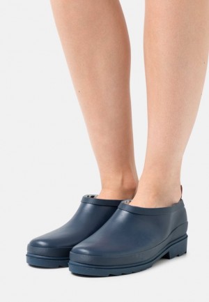 Papuci Dama Anna Field Mules Albastri Inchis | 01523-XOMS