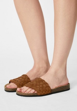 Papuci Dama Anna Field Mules Maro | 43978-WROD
