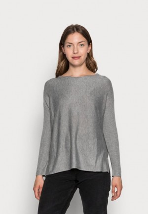 Pulover Dama Anna Field Batwing Jumper Boatneck Jumper Gri | 56739-LTWD