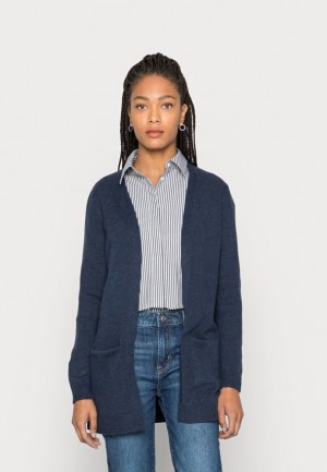Pulover Dama Anna Field Cardigan Albastri Inchis | 85206-OLMX
