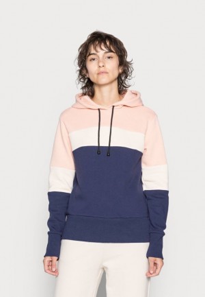 Pulover Dama Anna Field Cu Glugă Sweatshirt Hoodie Blue Red Pink Albastri Inchis | 92357-PECQ