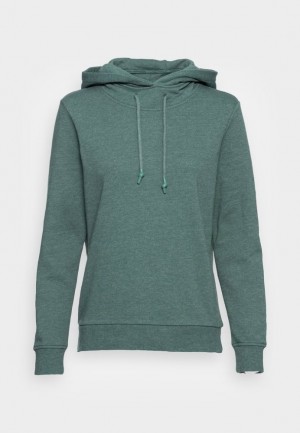 Pulover Dama Anna Field Funnel Neck Cu Glugă Hoodie Turcoaz | 46239-LQHU