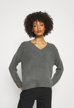 Pulover Dama Anna Field Jumper Gri Inchis | 78649-BGPZ
