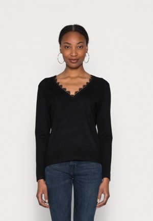 Pulover Dama Anna Field Jumper Negrii | 43276-ORSB