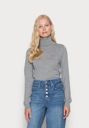 Pulover Dama Anna Field Merino Lână Turtleneck Jumper Gri | 79416-RAGE