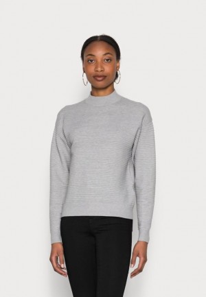 Pulover Dama Anna Field Ottoman Jumper Jumper Gri Deschis | 84251-FRKY