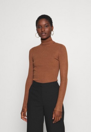 Pulover Dama Anna Field Turtle Neck Jumper Maro | 30468-KXOD