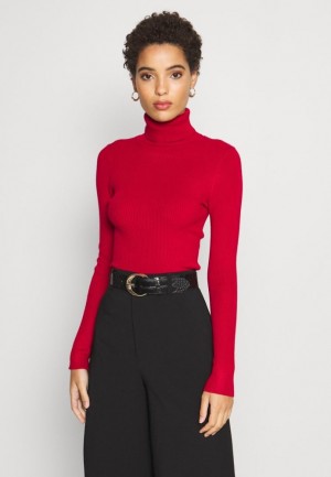 Pulover Dama Anna Field Turtle Neck Jumper Rosii | 16397-SYVF