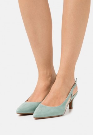 Pumps Dama Anna Field Clasici Heels Verde Menta | 90245-KHOU
