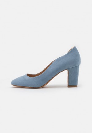 Pumps Dama Anna Field Confort Clasici Heels Albastri Deschis | 35807-HWID