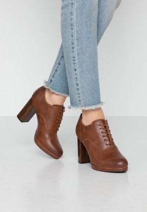 Pumps Dama Anna Field High Toc Ankle Boots Maro | 13247-DWMG