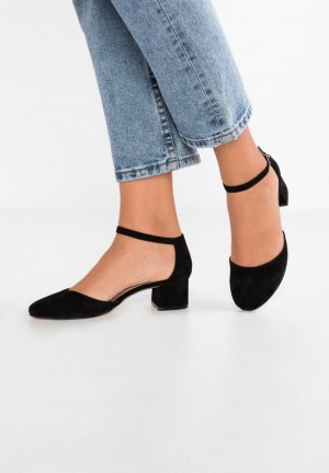 Pumps Dama Anna Field Piele Bridal Shoes Negrii | 83692-VSDF