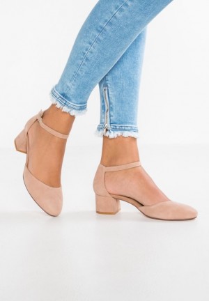 Pumps Dama Anna Field Piele Bridal Shoes Bej | 67415-LBHI