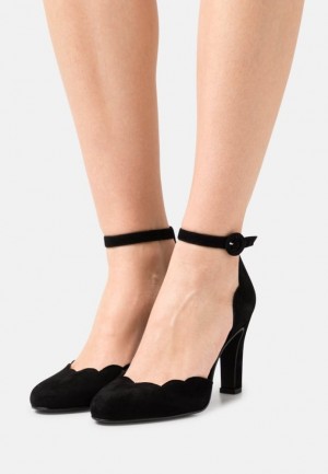 Pumps Dama Anna Field Piele Clasici Heels Negrii | 94607-YEGJ
