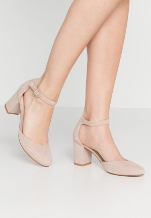 Pumps Dama Anna Field Piele Clasici Heels Bej | 23894-FJVM