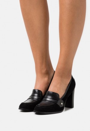 Pumps Dama Anna Field Piele Clasici Heels Negrii | 17509-QYOT